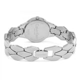  Shop Authentic Calvin Klein Snake Silver Dial Silver Steel Strap Watch For Women - K6E23146 - Luxxuri