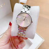  Shop Authentic Calvin Klein Snake Silver Dial Silver Steel Strap Watch For Women - K6E23146 - Luxxuri