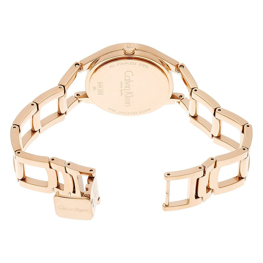  Shop Authentic Calvin Klein Class Brown Dial Rose Gold Steel Strap Watch for Women - K6R2362K - Luxxuri