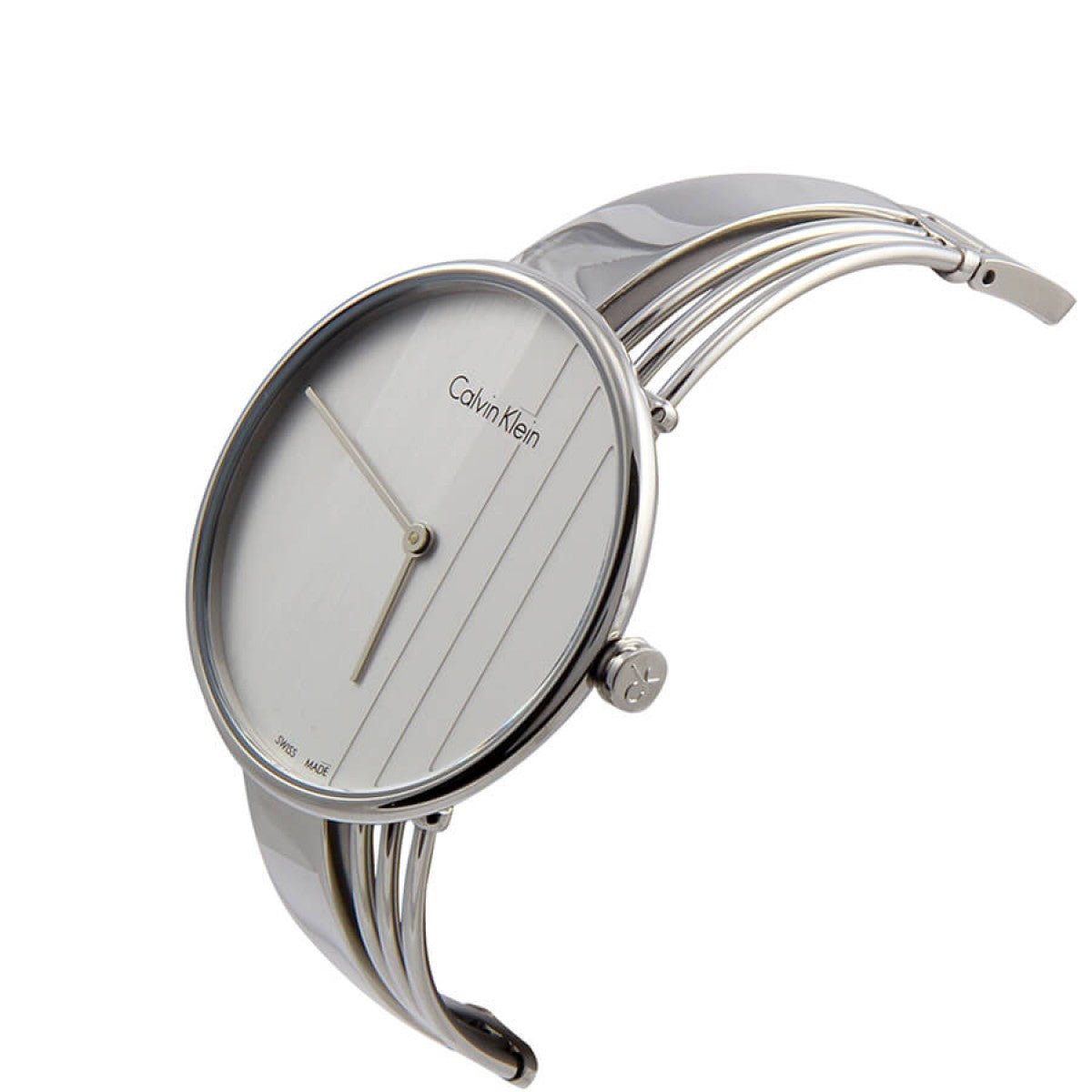  Shop Authentic Calvin Klein Drift Silver Dial Silver Steel Strap Watch for Women - K6S2N116 - Luxxuri
