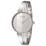  Shop Authentic Calvin Klein Drift Silver Dial Silver Steel Strap Watch for Women - K6S2N116 - Luxxuri