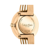 Shop Authentic Calvin Klein Drift Silver Dial Gold Steel Strap Watch for Women - K6S2N516 - Luxxuri