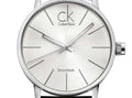  Shop Authentic Calvin Klein Post Minimal Silver Dial Black Leather Strap Watch for Men - K7621192 - Luxxuri