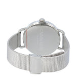  Shop Authentic Calvin Klein Even Black Dial Silver Mesh Bracelet Watch for Women - K7B21121 - Luxxuri