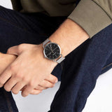  Shop Authentic Calvin Klein Even Black Dial Silver Mesh Bracelet Watch for Women - K7B21121 - Luxxuri