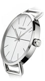  Shop Authentic Calvin Klein Even Quartz White Dial Silver Steel Strap Watch for Women - K7B21126 - Luxxuri