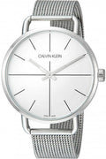  Shop Authentic Calvin Klein Even White Dial Silver Mesh Bracelet Watch for Women - K7B23126 - Luxxuri