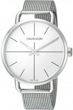  Shop Authentic Calvin Klein Even Quartz White Dial Silver Steel Strap Watch for Women - K7B21126 - Luxxuri