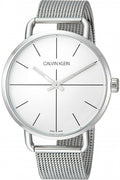  Shop Authentic Calvin Klein Even Quartz White Dial Silver Steel Strap Watch for Women - K7B21126 - Luxxuri