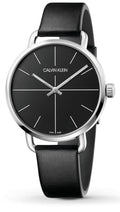  Shop Authentic Calvin Klein Evan Black Dial Black Leather Strap Watch for Men - K7B211CZ - Luxxuri