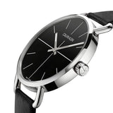  Shop Authentic Calvin Klein Evan Black Dial Black Leather Strap Watch for Men - K7B211CZ - Luxxuri