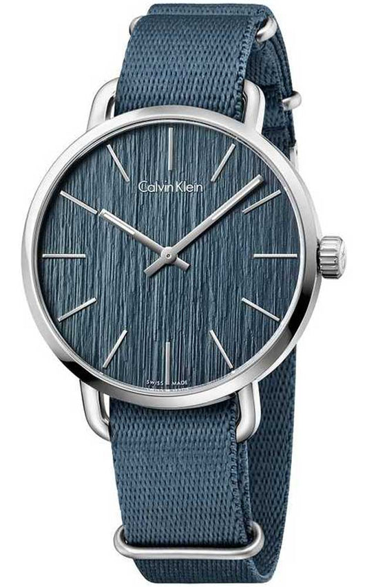  Shop Authentic Calvin Klein Even Green Dial Green NATO Strap Watch for Men - K7B211WL - Luxxuri