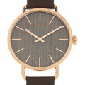  Shop Authentic Calvin Klein Even Grey Dial Brown Leather Strap Watch for Women - K7B216G3 - Luxxuri
