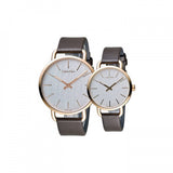  Shop Authentic Calvin Klein Even Silver Dial Brown Leather Strap Watch for Men - K7B216G6 - Luxxuri