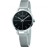  Shop Authentic Calvin Klein Even Black Dial Silver Mesh Bracelet Watch for Women - K7B23121 - Luxxuri