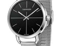  Shop Authentic Calvin Klein Even Black Dial Silver Mesh Bracelet Watch for Women - K7B23121 - Luxxuri