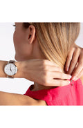  Shop Authentic Calvin Klein Even White Dial Silver Mesh Bracelet Watch for Women - K7B23126 - Luxxuri