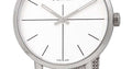  Shop Authentic Calvin Klein Even White Dial Silver Mesh Bracelet Watch for Women - K7B23126 - Luxxuri