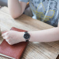  Shop Authentic Calvin Klein Even Black Dial Black Leather Strap Watch for Women - K7B231C1 - Luxxuri