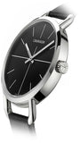  Shop Authentic Calvin Klein Even Black Dial Black Leather Strap Watch for Women  - K7B231CZ - Luxxuri