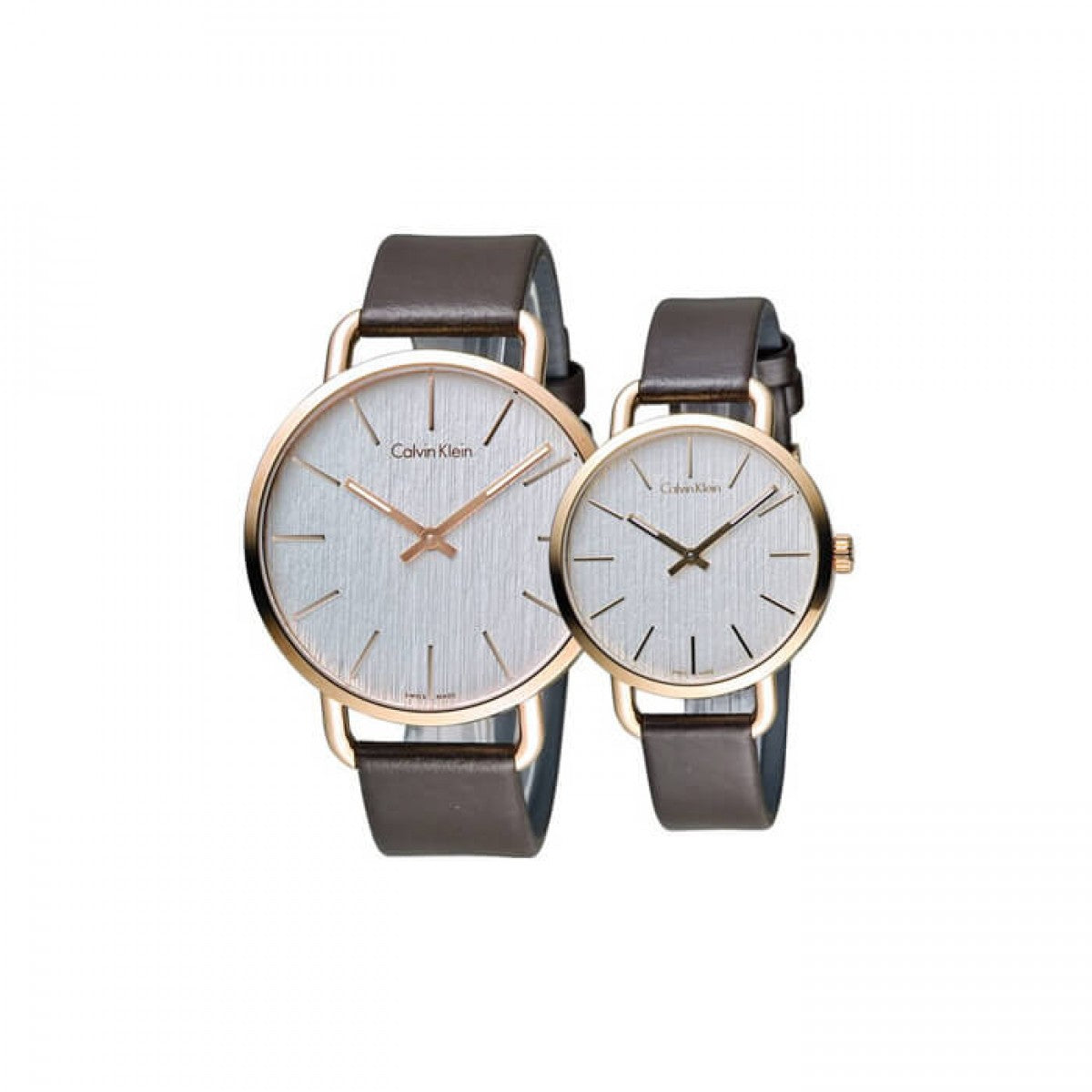  Shop Authentic Calvin Klein Even White Dial Brown Leather Strap Watch for Women - K7B236G6 - Luxxuri