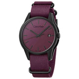  Shop Authentic Calvin Klein Tone Maroon Dial Maroon NATO Strap Watch for Men - K7K514UP - Luxxuri