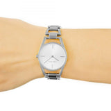  Shop Authentic Calvin Klein Dainty Silver Dial Silver Steel Strap Watch for Women - K7L23146 - Luxxuri