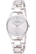  Shop Authentic Calvin Klein Dainty Silver Dial Silver Steel Strap Watch for Women - K7L23146 - Luxxuri