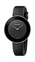  Shop Authentic Calvin Klein Chic Black Dial Black Leather Strap Watch for Women - K7N23CB1 - Luxxuri