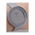 Shop Authentic Calvin Klein Chic Silver Dial White Leather Strap Watch for Women - K7N23UP8 - Luxxuri