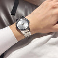  Shop Authentic Calvin Klein Steady Silver Dial Silver Steel Strap Watch for Women - K7Q21146 - Luxxuri