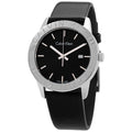 Shop Authentic Calvin Klein Steady Black Dial Black Leather Strap Watch for Women - K7Q211C1 - Luxxuri