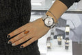  Shop Authentic Calvin Klein Steady Silver Dial White Leather Strap Watch for Women - K7Q211L6 - Luxxuri