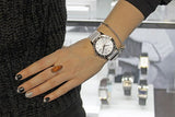  Shop Authentic Calvin Klein Steady Silver Dial White Leather Strap Watch for Women - K7Q211L6 - Luxxuri