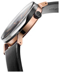  Shop Authentic Calvin Klein Boost Black Dial Black Leather Strap Watch for Men - K7Y21TCZ - Luxxuri
