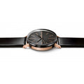 Shop Authentic Calvin Klein Boost Black Dial Black Leather Strap Watch for Men - K7Y21TCZ - Luxxuri