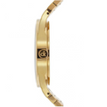  Shop Authentic Calvin Klein Dainty White Dial Gold Steel Strap Watch for Women - K7L23546 - Luxxuri