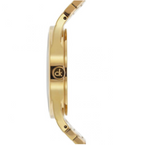  Shop Authentic Calvin Klein Dainty White Dial Gold Steel Strap Watch for Women - K7L23546 - Luxxuri