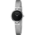  Shop Authentic Calvin Klein Authentic Black Dial Silver Mesh Bracelet Watch for Women - K8G23121 - Luxxuri
