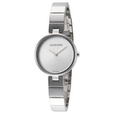  Shop Authentic Calvin Klein Authentic White Dial Silver Steel Strap Watch for Women - K8G23146 - Luxxuri