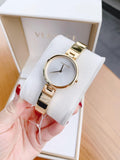  Shop Authentic Calvin Klein Authentic Silver Dial Gold Steel Strap Watch for Women - K8G23546 - Luxxuri