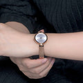  Shop Authentic Calvin Klein Authentic Silver Dial Rose Gold Mesh Bracelet Watch for Women - K8G23626 - Luxxuri