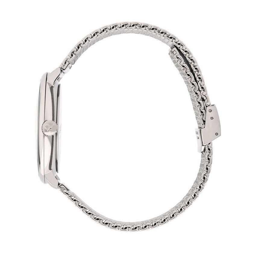 Shop Authentic Calvin Klein High Noon Black Dial Silver Mesh Bracelet Watch for Men - K8M21121 - Luxxuri