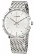  Shop Authentic Calvin Klein White Dial Silver Mesh Bracelet Watch for Women - K8M21126 - Luxxuri