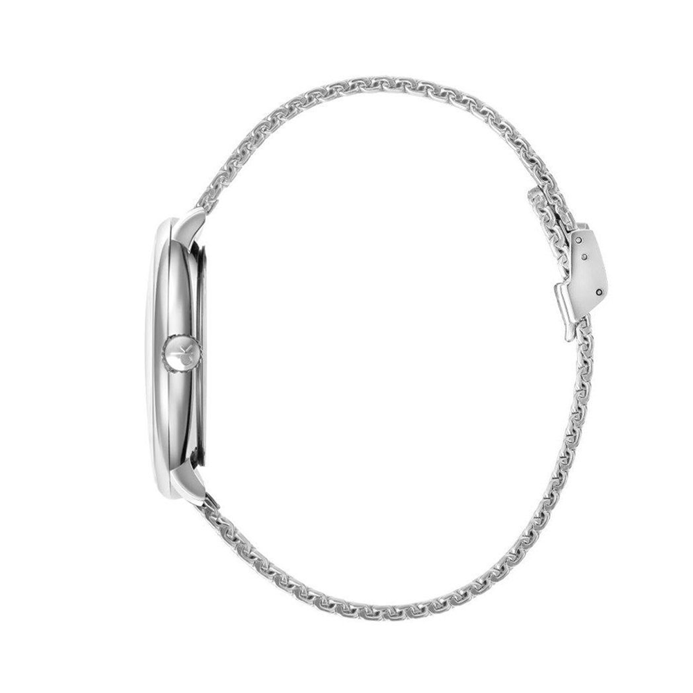  Shop Authentic Calvin Klein High Noon Quartz Blue Dial Silver Mesh Bracelet Watch for Men - K8M2112N - Luxxuri