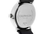  Shop Authentic Calvin Klein High Noon Quartz White Dial Black Leather Strap Watch for Men - K8M211C6 - Luxxuri