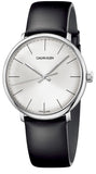  Shop Authentic Calvin Klein High Noon Quartz White Dial Black Leather Strap Watch for Men - K8M211C6 - Luxxuri
