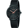  Shop Authentic Calvin Klein High Noon Quartz Black Dial Black Mesh Bracelet Watch for Men - K8M21421 - Luxxuri