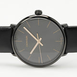  Shop Authentic Calvin Klein High Noon Quartz Black Dial Black Leather Strap Watch for Men - K8M214CB - Luxxuri