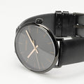  Shop Authentic Calvin Klein High Noon Quartz Black Dial Black Leather Strap Watch for Men - K8M214CB - Luxxuri